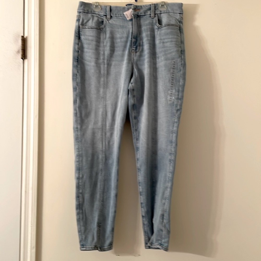 American Eagle Curvy Hi-Rise Jegging Light Wash